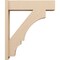 Ekena Millwork 8-in W x 32-in D x 38-in H Balboa Block Rough Cedar Woodgrain TimberThane Outlooker, Primed Tan OUTUR080X32X38BOA44RCPR - alternate 2